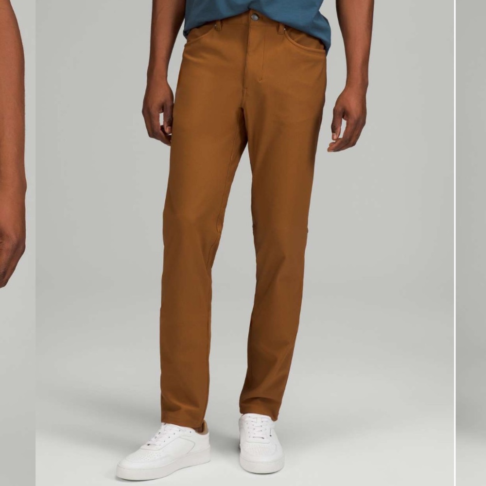 lululemon athletica Men's Straight-Leg Pants in Brown